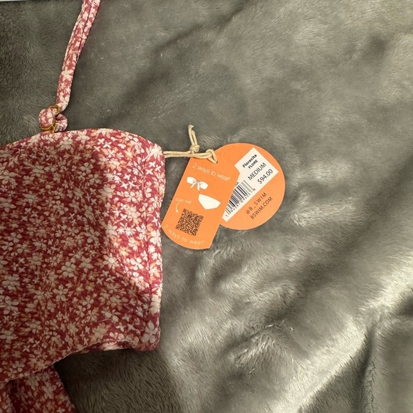 Bswim 2 ways to wear Red Floral Bikini Set - Picture 6 of 7